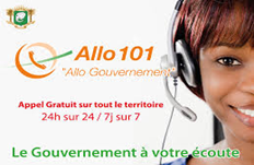 Allo 101 — Gouvernement Ivoirien